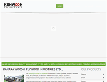 Tablet Screenshot of kenwoodplywood.com